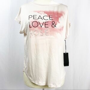Womens Mercer & Madison Peace Love & Rose’ NWT
